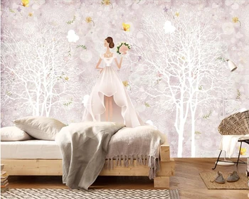 Actele de pared Stil Romantic Nunta 3d tapet,canapea camera de zi TV de fundal pentru copii, cameră de bucătărie restaurant, bar personalizat murală