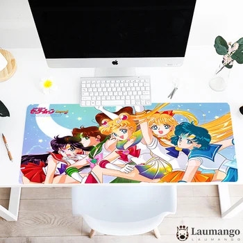 Mousepad drăguț Sailor Moon Design Creativ Custom Anime Gaming Mouse Pad birou mat