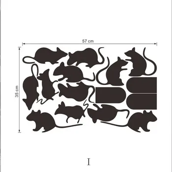 Autocolant perete Gaura Mouse-ul Poate Fi Eliminat Personalizate Creatoare de Moda Ferestre de Perete Autocolante Camera de zi Scări Decor Dormitor