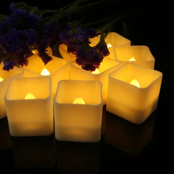 Cub în Formă de LED Ceai aprind Lumânări Pâlpâie fără flacără Lumânare Pentru Petrecerea de Nunta Decor