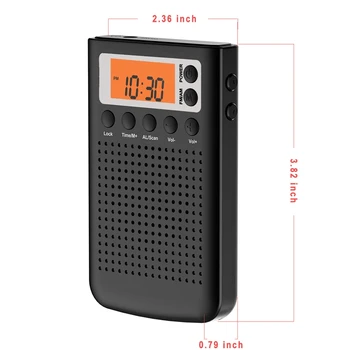 FM/AM Radio Digital Portabil Mini Stereo Ascultarea de Radio pentru persoanele În Vârstă Alimentat de la Baterie