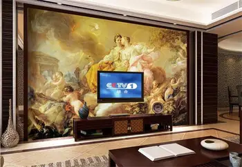 Personalizate 3d non-țesute Wallpapr TV Fondul picturi murale Europene zână zeița frumuseții zână și înger 3d home decor