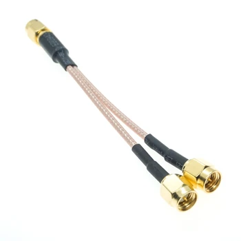 SMA Male de Tip Y 2x SMA Male Splitter Combiner Cablu Coadă RG316