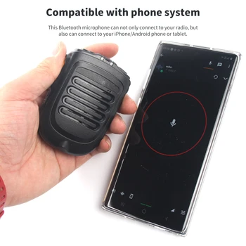 Walkie-Talkie Bluetooth Mână Microfonul în Mână Radio Motorola Cu 2pin Jack pentru Căști Microfon Potrivit Pentru Zello ASV