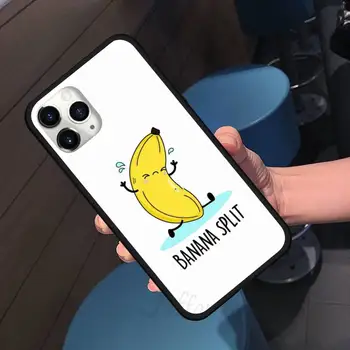 Amuzant banane fructe drăguț desen animat de arta, Telefon Caz pentru iPhone 11 12 pro XS MAX 8 7 6 6S Plus X 5S SE 2020 XR