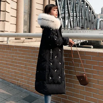 Sacou din bumbac pentru Femei Timp Mare de Spațiu Liber Bumbac Sacou Captusit 2020 Noua Moda coreeană Haina de Iarna din Bumbac Sacou Captusit