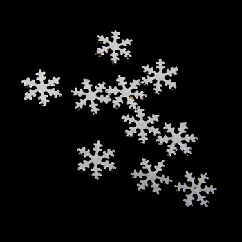 10buc Fulgi de zăpadă de Cristal Stras Xmas Scrapbooking felicitari de Craciun Decor DIY Meserii Înfrumusețarea Butonul de 14 mm