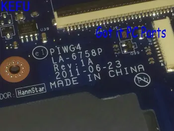 STOC. PIWG4 LA-6758P Y770 PLACA de baza Pentru Lenovo Ideapad G770 notebook placa de baza,hd6650m (calificat OK)