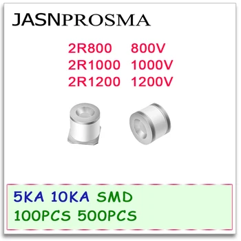 JASNPROSMA Ceramice tub de evacuare a gazelor detonator SMD 5KA 10KA 2R800 2R1000 2R1200 800V 1000V 1200V 100BUC 500PCS