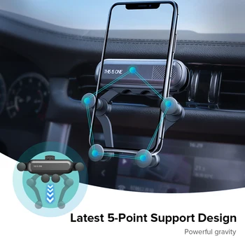 Greutate Suport Auto Pentru Telefon în Mașină de Aerisire Clip Muntele Magnetic Suport de Telefon Mobil GPS Stand Pentru iPhone 11 Pro Samsung O