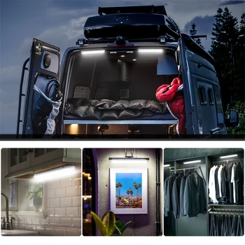 2-85V 72 LED-uri Auto de Interior Alb Benzi de Lumină Bar Interior Lampa cu Comutator On/Off pentru camion Camion Caravana Auto Camper