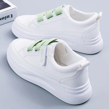 Velcro pantofi albi 2020 nouă de pantofi pentru femei de toamna toate-meci alb explozive fund gros roșu net pantofi de sport de toamnă și de iarnă