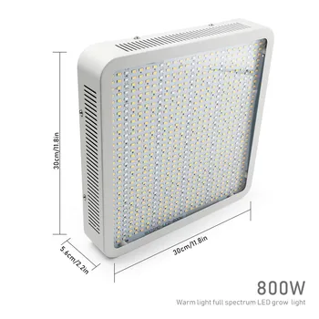 LED-uri Cresc de Lumină întregul Spectru 800W Rosu/Alb Cald/UV/IR Pentru Interior Crească Cort Sere Hidroponice de Plante de LEGUME FLOARE de Creștere Lampa