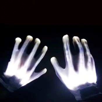 ZZ-Petrecere de Halloween Cosplay Petrecere Personalitate Lumină LED-uri Amuzante Mănuși Deget de Iluminat Electric Schelet