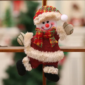 2018 Vesel de crăciun, ornamente de Crăciun cadou de Moș Crăciun, om de Zăpadă, Pom de Jucarie Papusa Stea decoratiuni pentru casa Enfeites De *520