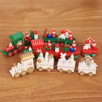 Decoratiuni De Craciun Ziua De Crăciun Tren Mic Decoratiuni De Craciun Ornamente Din Lemn De Tren Pentru Copii De Gradinita Cadouri Festive