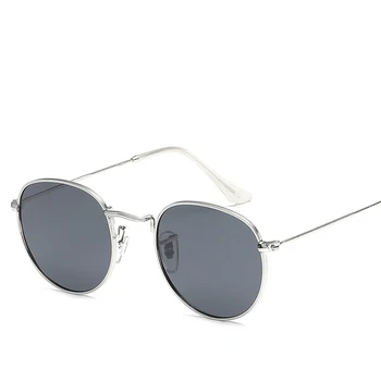 Moda Polarizat ochelari de Soare Pentru Barbati Femei Designer de Brand Rotund Vintage Retro Ochelari de Conducere stil de stradă cerc ochelari