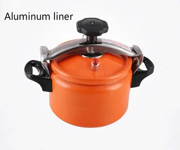 Orange 3L se potrivesc 3-4 persoane Magnetic de inducție aragaz jos oala sub Presiune 18x22cm
