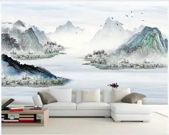 Foto personalizat imagini de fundal 3d murală tapet Modern, simplu nou de cerneală Chineză peisaj murală TV de fundal decorare perete pictura