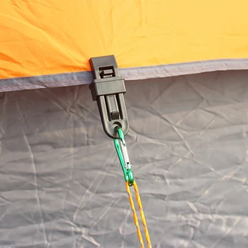6 BUC/Set Vânzare Corturi Batere de Vânt Coarda Copertine Clemă în aer liber Camping din Plastic Clip Tent Corturi Clip Accesorii 2018