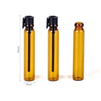 50Pieces/Lot 1ml 2ml Mini-Flacon Picurător Pentru Uleiuri Esențiale Goale, Sticle de Parfum 1cc 2 proba de testare sticlă flacoane Container