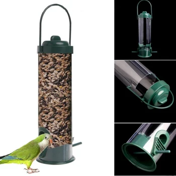 Alimentator De Pasăre În Aer Liber Alimentare Portabil Păsările Sălbatice Din Plastic Livrările De Produse Parcul Gradina Copac Container