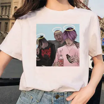 Cry Baby Tricou Lil Peep Hip Hop Femei T-shirt de Imprimare Grafic de Moda Grunge Estetic Fata Tricou top teuri Tumblr Streetwear