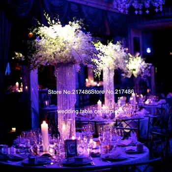 Fierbinte de Vânzare Spirală Agățat Tabelul de Cristal Florale Pentru Nunta ,decor Petrecere