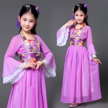 Hanfu Îmbrăcăminte Tradițională Chineză Antică Costum Copii Fete Cosplay Performanță Dans Rochie De Basm Festival Tinuta Femei