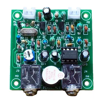 Radio 40M CW unde Scurte Transmițător Receptor Versiunea 4.1 7.023-7.026 MHz QRP Pixie Kituri DIY cu Buzzer de Emisie-recepție