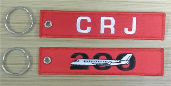CRJ 200 de Aeronave Brodate Cheie Inel Banner Breloc