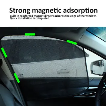 Vehemo 1buc Magnetice Auto Parasolar Auto Parasolar Geam Acoperă Vehicul Auto-Styling Portabil Protectie UV