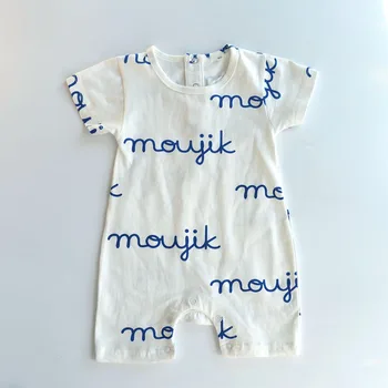 Copii fete băieți romper Nou-născut Toddle îmbrăcăminte 2020 Vara Noi Fata Moujik baby Salopeta Bumbac de moda pentru copii