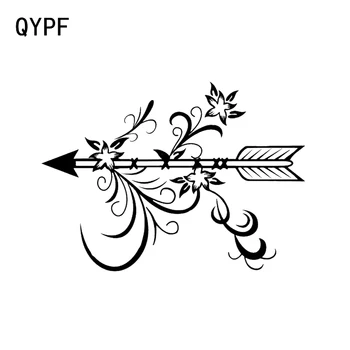 QYPF 16.4*11.8 CM Interesant de Vânătoare Arcul Săgeată de Fotografiere Masina Decor Autocolant Vinil Bara Fereastra Decalcomanii C16-1698