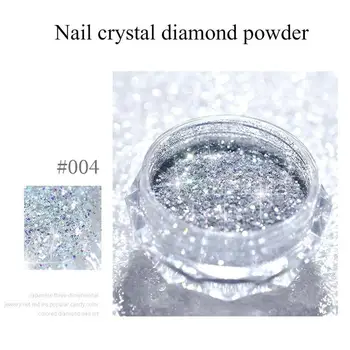 Noi Cristal De Diamant Unghii Pulbere Pentru Femei Decorare Unghii Strălucitor Nail Art Pudra De Arta Manichiura Foraj Pulbere