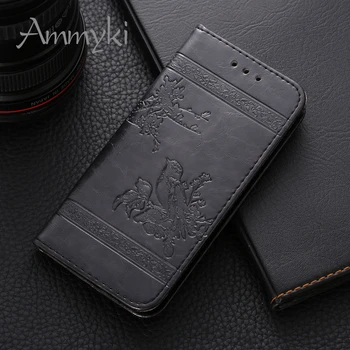 AMMYKI Excelent design High-end distins vinde bine telefon capacul din spate flip din piele de cazuri 5.0 Pentru zte blade L4 A460 caz