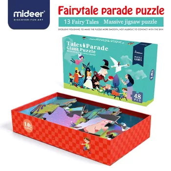 Mideer Puzzle Jucarii Educative Puzzle de Hârtie pentru Copii Mari de Puzzle, Jocuri de Desene animate pentru Copii Copii Cadou Cutie de Puzzle 3-6Y