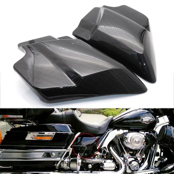Motocicleta ABS fibra de Carbon Lăsat Capacul din Partea Dreaptă Panouri Pentru Harley Electra Road Street Glide Rege Drum FLT FLH 2009-2018