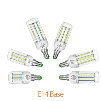 E27 LED-uri de Porumb Lampa E14 220V Bombilla Led GU10 Bec de Porumb 5730 SMD Led Lumânare Lumina Candelabru Lampada Pentru Acasă 3W 5W 7W 9W 12W 15W