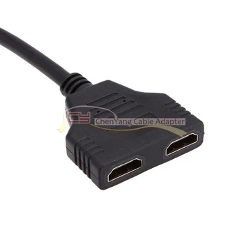 1buc/HDMI, Dual HDMI de sex Feminin Y Splitter Comutator de Extensie Cablu Adaptor cu Micro si Mini HDMI Adaptor