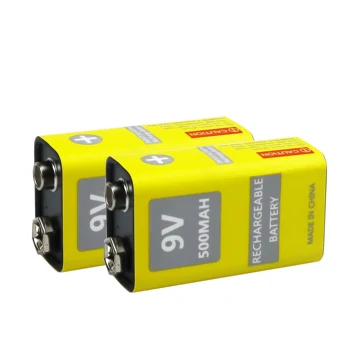 9v usb 500mah baterie micro usb baterie reîncărcabilă litiu pentru Multimetru Microfon cu Control de la Distanță aparatul de masaj ktv etc.