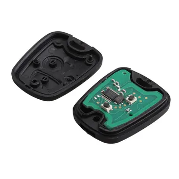 2 Butoane Telecomanda Cheie Auto cu Lama Remote Key Fob Controler Pentru 206 433MHZ Cu PCF7961 Transponder