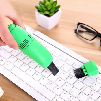Mini tastatura USB perie de curățare, mini-calculator de curățare colector de praf, notebook portabil USB aspirator