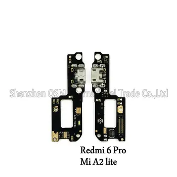 Pentru Xiaomi Mi A2 Lite/ Redmi 6 Pro / Redmi Notă 6Pro Incarcator USB Port de Încărcare de Andocare Conector PCB Bord Panglică Cablu Flex Piese