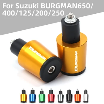 Pentru Suzuki BURGMAN 650 400 125 200 250 7/8 22mm Motociclete Accesorii CNC Aluminiu Ghidon Grip Dop Capăt ghidon Capac
