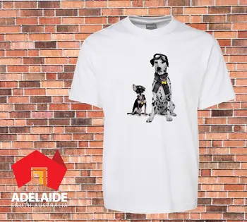 2019 Moda de Înaltă Calitate JB e Sergent & Cadet Câini Drăguț Dalmation chiwawa Mare Design Nou tricou