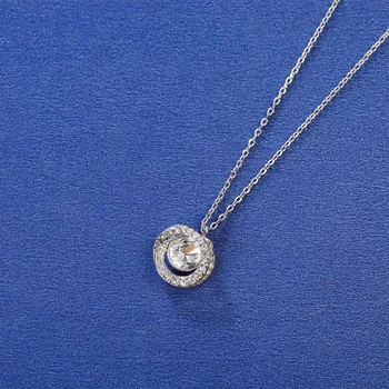 QSJIE de Înaltă calitate SWA nou tip de spirală în formă de inimă pandantiv clavicula colier plin de Farmec moda bijuterii