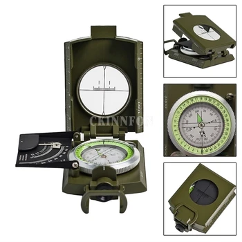 20buc/Mulțime de Vânătoare Multifuncțional în aer liber Compass American Luminos Multifunctional Portabil Busola Cu Rigla Nivelul K4074
