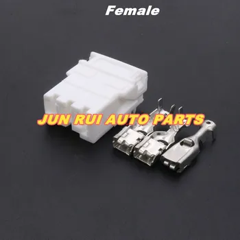 10buc/lot Sumitomo 3 Pin Ventilator Electric Plug de sex Feminin Și de sex Masculin Pentru Toyota Carola Corolla, Camry 6189-0165 6188-0129