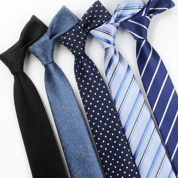 Bărbați de Brand Nou Moda cu Dungi 7cm Lățime de Gât Cravată Bleumarin Vin Roșu de Lucru Profesionist Gât Cravată pentru Bărbați Pachet cu Cutie de Cadou